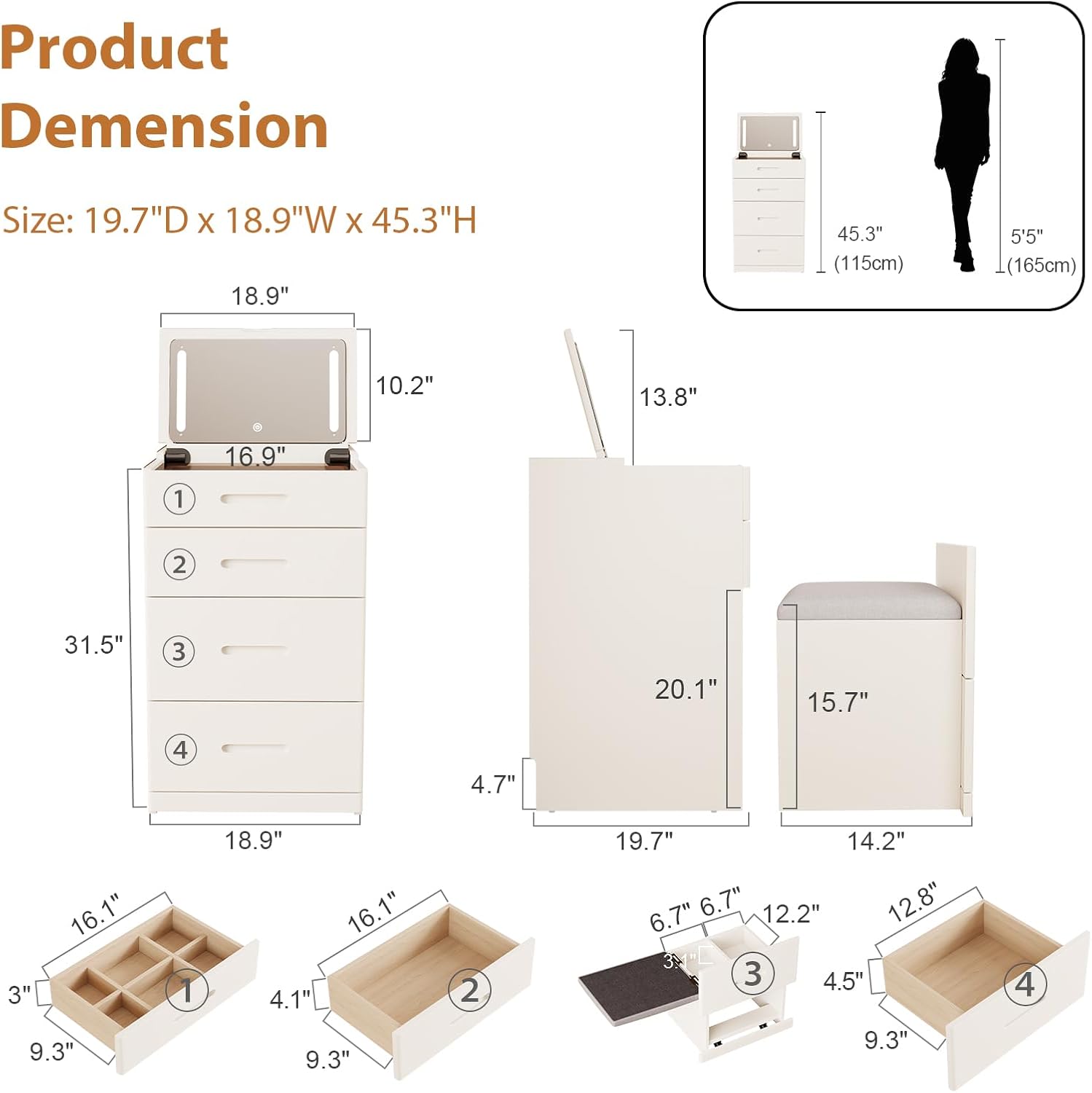 Create Your Perfect Beauty Corner with Elegant Storage and Style