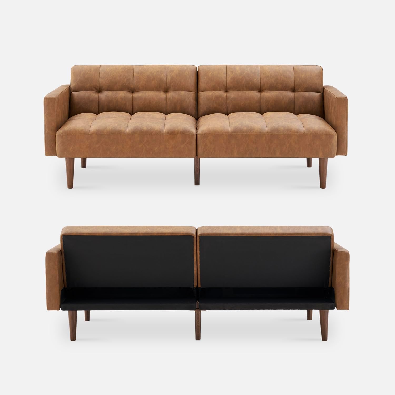 Modern Convertible Sofa Bed – Compact Loveseat for Small Spaces