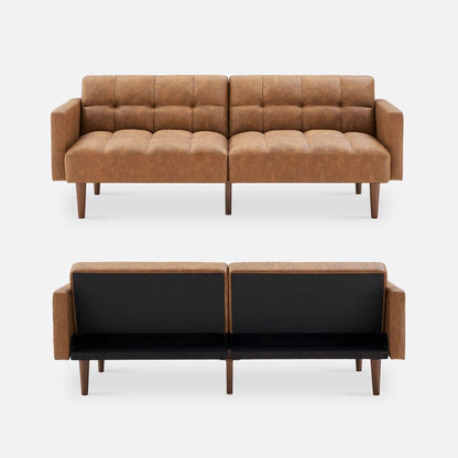 Modern Convertible Sofa Bed – Compact Loveseat for Small Spaces