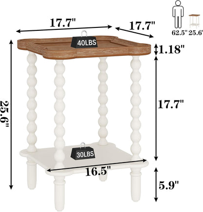 Handcrafted Farmhouse Nightstand – Stylish Bedside Table for Bedroom