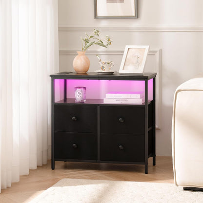 Bedside Charging Station and Storage Organizer for Bedroom