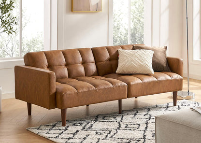 Modern Convertible Sofa Bed – Compact Loveseat for Small Spaces