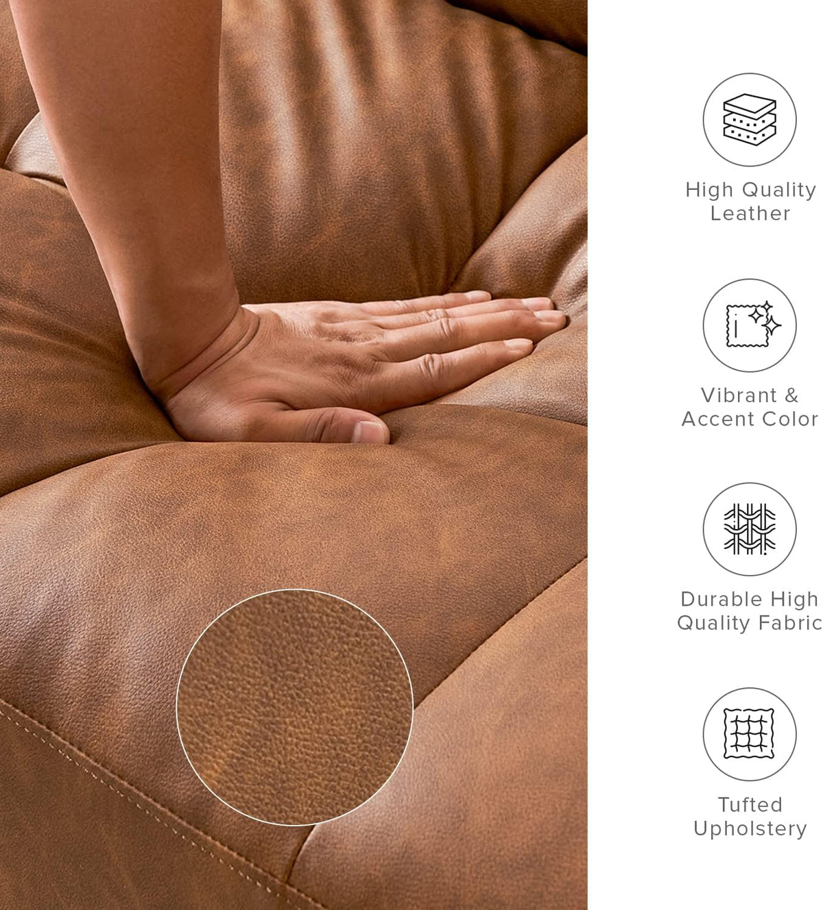 Modern Convertible Sofa Bed – Compact Loveseat for Small Spaces