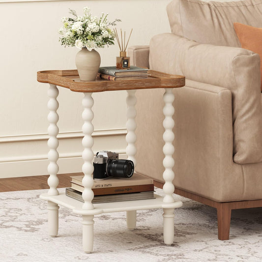 Handcrafted Farmhouse Nightstand – Stylish Bedside Table for Bedroom