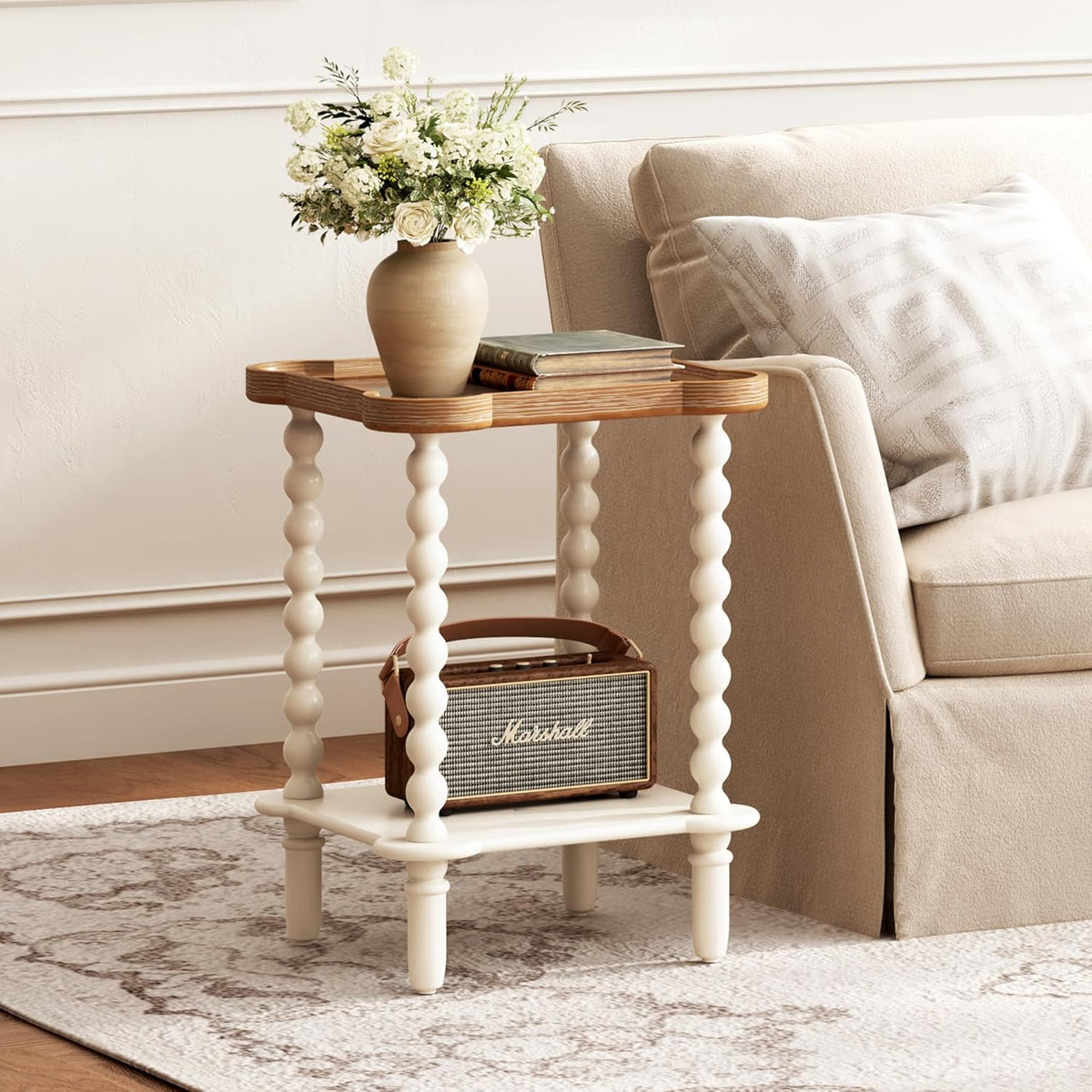 Handcrafted Farmhouse Nightstand – Stylish Bedside Table for Bedroom