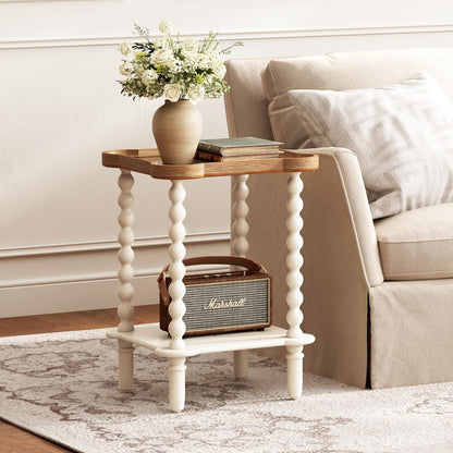 Handcrafted Farmhouse Nightstand – Stylish Bedside Table for Bedroom