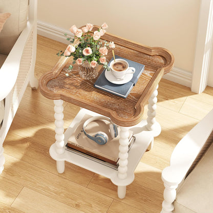 Handcrafted Farmhouse Nightstand – Stylish Bedside Table for Bedroom
