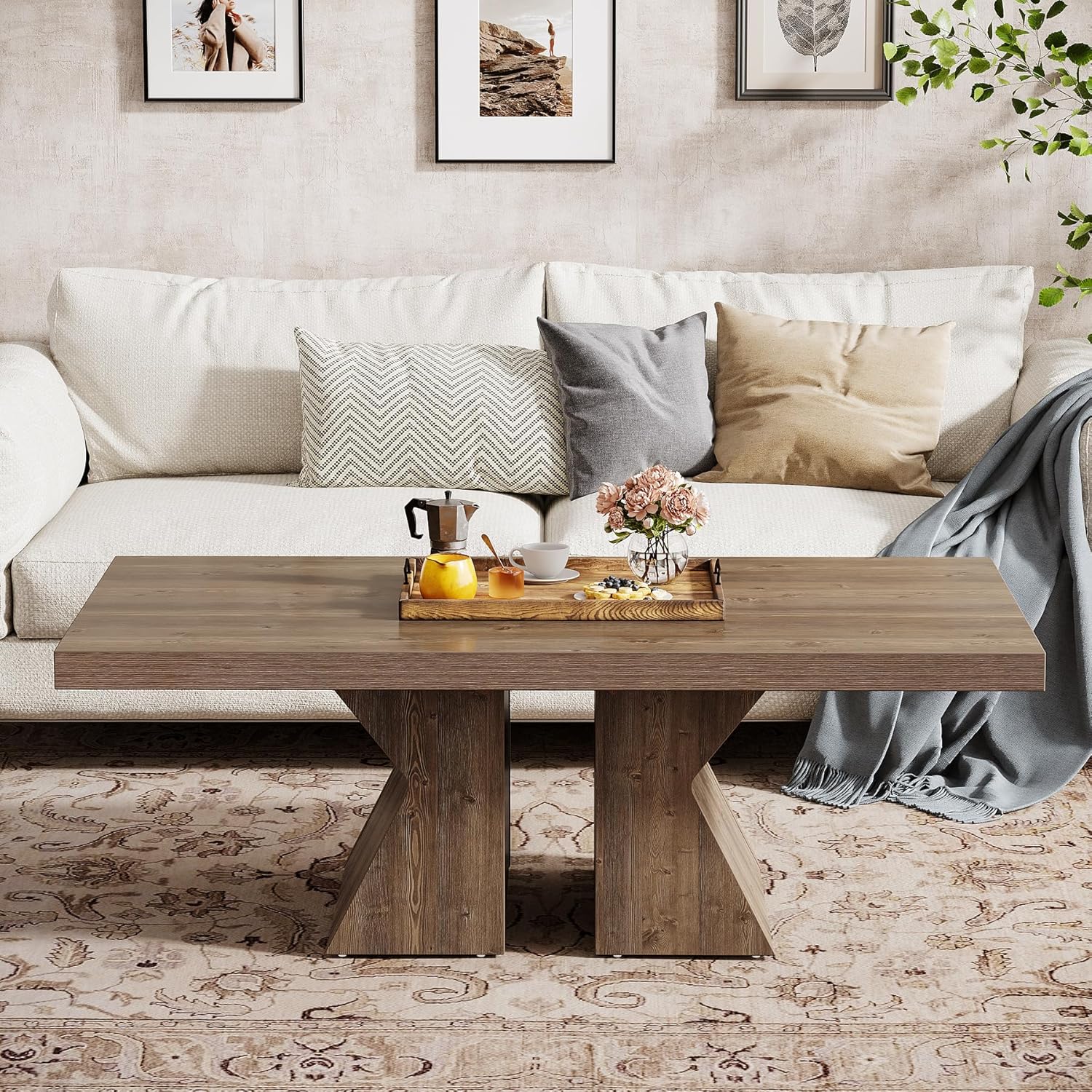 Elegant Farmhouse Coffee Table Designed for Everyday Living